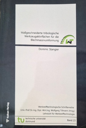 Maßgeschneiderte tribologische Werkzeugaktivflächen für die Blechmassivumformung