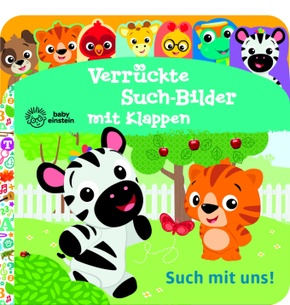 Baby Einstein - Verrückte Such-Bilder mit Klappen - Such mit uns! - Pappbilderbuch mit 17 Klappen - Wimmelbuch für Kinde