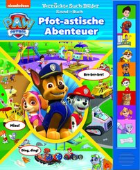 PAW Patrol - Pfot-astische Abenteuer - Pappbilderbuch mit 7 Wimmelbildern und 10 Sounds