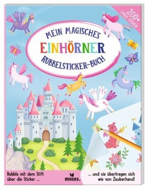 Mein magisches Rubbelsticker-Buch Einhörner