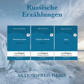 Russische Erzählungen (Bücher + Audio-Online) - Lesemethode von Ilya Frank, m. 3 Audio, m. 3 Audio, 3 Teile