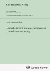 Lauterkeitsrecht und unternehmerische Umweltverantwortung (GWR 199)