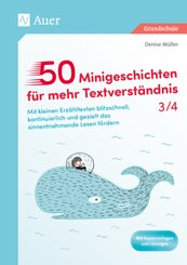 50 Minigeschichten für mehr Textverständnis 3/4