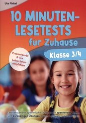 10 Minuten Lesetests für Zuhause Klasse 3/4 Deutsch