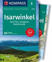 KOMPASS Wanderführer Isarwinkel, Bad Tölz, Lenggries, Walchensee, 60 Touren