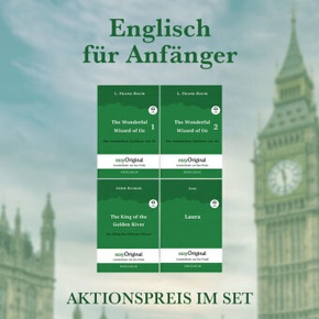 Englisch für Anfänger (Bücher + Audio-Online) - Lesemethode von Ilya Frank, m. 4 Audio, m. 4 Audio, 4 Teile