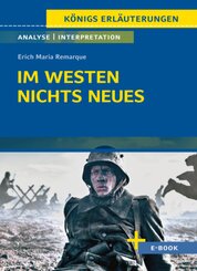 Im Westen nichts Neues von Erich Maria Remarque - Textanalyse und Interpretation