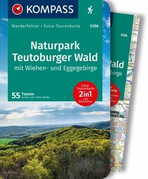 KOMPASS Wanderführer Naturpark Teutoburger Wald mit Wiehen- und Eggegebirge, 55 Touren
