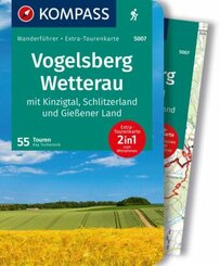 KOMPASS Wanderführer Vogelsberg-Wetterau, 55 Touren