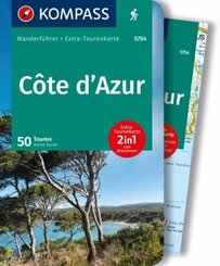 KOMPASS Wanderführer Côte d'Azur, Die schönsten Küsten- und Bergwanderungen, 50 Touren