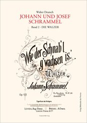Die Kompositionen der Brüder Johann und Josef Schrammel: Die Kompositionen der Brüder Johann und Josef Schrammel / Band 2: Die Walzer, m. 2 Audio-CD