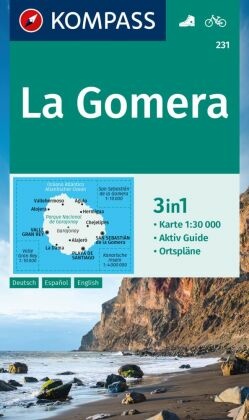 KOMPASS Wanderkarte 231 La Gomera 1:30.000