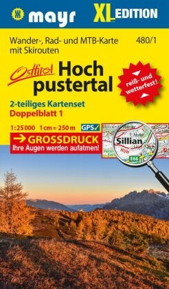 Mayr Wanderkarte Hochpustertal XL (2-Karten-Set) 1:25.000