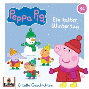 Peppa Pig Hörspiele - Ein kalter Wintertag, 1 Audio-CD