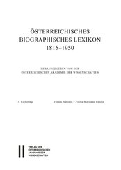 Österreichisches Biographisches Lexikon 1815-1950: Österreichisches Biographisches Lexikon 1815-1950 / Österreichisches Biographisches Lexikon 1815-1950