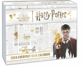 Harry Potter Tagesabreißkalender 2024. Magischer Kalender für jeden Tag mit Zitaten, Bildern und spannenden Details aus