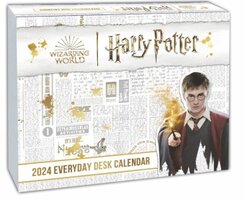 Harry Potter Tagesabreißkalender 2024. Magischer Kalender für jeden Tag mit Zitaten, Bildern und spannenden Details aus