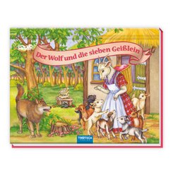 Trötsch Märchenbuch Pop-up-Buch Der Wolf und die sieben Geißlein