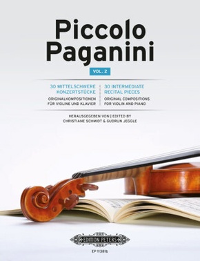 Piccolo Paganini Vol. 2 -30 Mittelschwere Konzertstücke-
