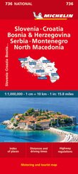 Michelin Slowenien Montenegro Bosnien Kroatien Serbien