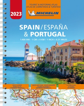 Michelin Straßenatlas Spanien & Portugal mit Spiralbindung