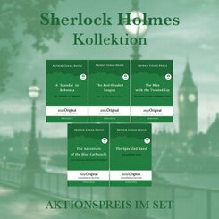 Sherlock Holmes Kollektion (Bücher + Audio-Online) - Lesemethode von Ilya Frank, m. 5 Audio, m. 5 Audio, 5 Teile