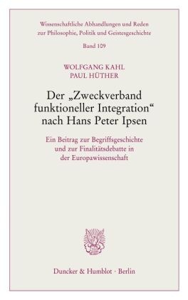 Der »Zweckverband funktioneller Integration« nach Hans Peter Ipsen.