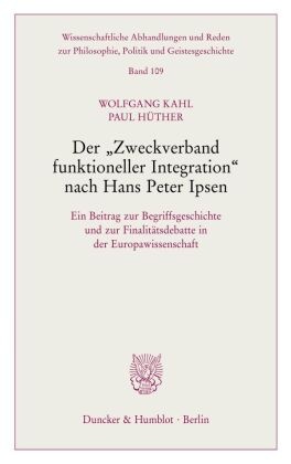 Der "Zweckverband funktioneller Integration" nach Hans Peter Ipsen.