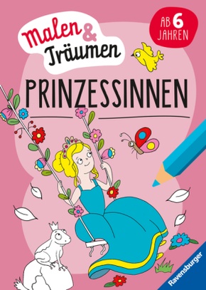 Ravensburger Prinzessinnen - malen und träumen - 24 Ausmalbilder für Kinder ab 6 Jahren - Prinzessinnen-Motive zum Entsp