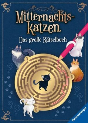 Ravensburger Mitternachtskatzen: Das große Rätselbuch Vielfältige Rätsel und Knobeleien für Katzenfans - Sudoku, Logical