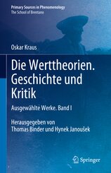 Die Werttheorien. Geschichte und Kritik