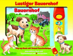 Lustiger Bauernhof - Buch mit 5 interaktiven Pop-ups + Taschenlampe mit 5 Geräuschen