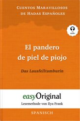 El pandero de piel de piojo / Das Lausfelltamburin (Buch + Audio-CD) - Lesemethode von Ilya Frank - Zweisprachige Ausgab