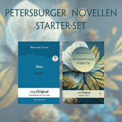 Peterburgskiye Povesti (mit Audio-Online) - Starter-Set - Russisch-Deutsch, m. 2 Audio, m. 2 Audio, 2 Teile