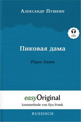 Pikovaya Dama / Pique Dame (Buch + Audio-CD) - Lesemethode von Ilya Frank - Zweisprachige Ausgabe Russisch-Deutsch, m. 1