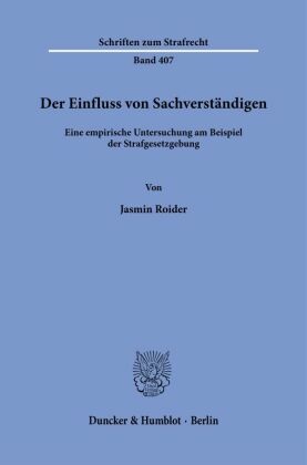 Der Einfluss von Sachverständigen.