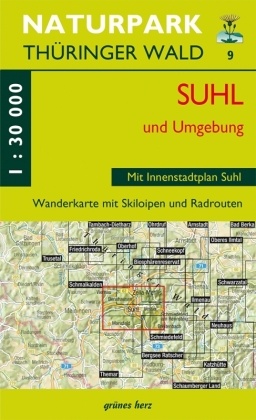 Wanderkarte Suhl und Umgebung