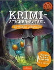 Krimi-Sticker-Rätsel  -  Der Wald der Geheimnisse