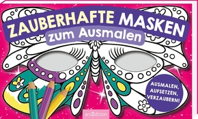 Zauberhafte Masken zum Ausmalen