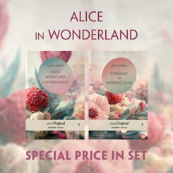 Alice in Wonderland Books-Set (with audio-online) - Readable Classics - Unabridged english edition with improved readabi