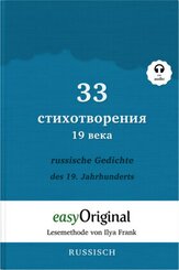 33 russische Gedichte des 19. Jahrhunderts (Buch + Audio-CD) - Lesemethode von Ilya Frank - Zweisprachige Ausgabe Russis