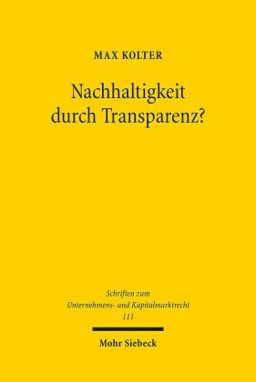 Nachhaltigkeit durch Transparenz?