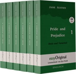 Pride and Prejudice / Stolz und Vorurteil - 6 Teile Softcover - (Buch +MP3 Audio-CD) - Lesemethode von Ilya Frank - Zwei