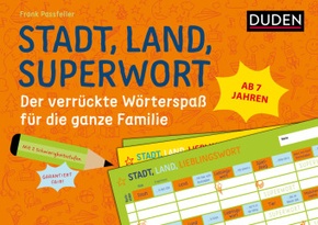 Stadt, Land, Superwort - Der verrückte Wörterspaß für die ganze Familie