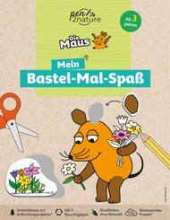 Die Maus: Mein Bastel-Mal-Spaß. Bastelbuch für Kinder ab 3 Jahren