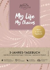 My Life My Choices - Mein 3-Jahres-Tagebuch - Journal in A5, Hardcover