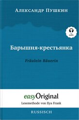 Baryschnya-krestyanka / Fräulein Bäuerin (Buch + Audio-CD) - Lesemethode von Ilya Frank - Zweisprachige Ausgabe Russisch