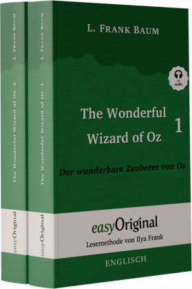The Wonderful Wizard of Oz / Der wunderbare Zauberer von Oz - 2 Teile (Buch + 2 MP3 Audio-CDs) - Lesemethode von Ilya Fr