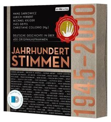 Jahrhundertstimmen 1945-2000 - Deutsche Geschichte in über 400 Originalaufnahmen, 4 Audio-CD, 4 MP3
