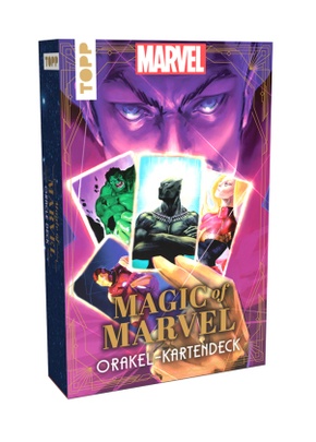 Magic of MARVEL Orakel-Kartendeck. Ein Blick in die Zukunft mit den Original MARVEL-Superhelden wie Spider-Man, Deadpool